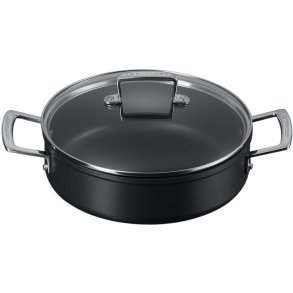 Le Creuset TNS Sauteusegryde m. Non-stick Belægning 24 cm/3,3 L, Sort