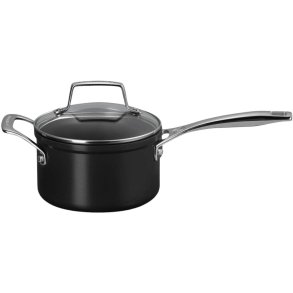 Le Creuset Essential Kasserolle m. Keramisk Non-stick Belægning 16 cm/1,9 L, Sort