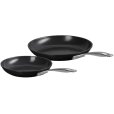 Stegepande m. Keramisk Non-stick Bel&aelig;gning 2 stk. 24/28 cm
