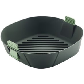 Lékué Silikoneform t. Airfryer 25x25 cm, Grå