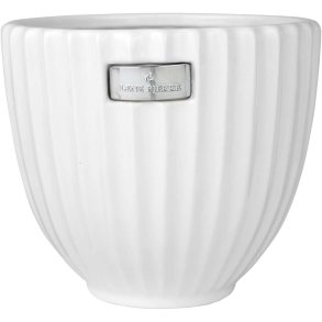 Lene Bjerre Rosalie Urtepotteskjuler H16 cm, Hvid