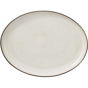 Lene Bjerre Amera Fad 40 cm, Råhvid