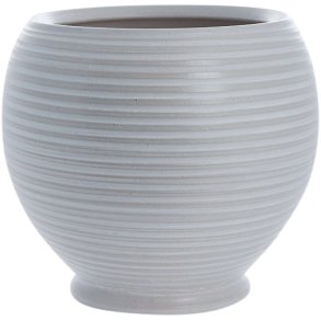 Lene Bjerre Catharinia Urtepotteskjuler H25 cm, Råhvid