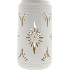 Lene Bjerre Hilde Lanterne H20 cm, Hvid