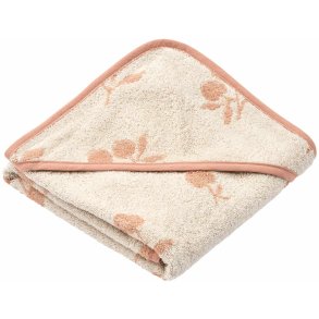 LIEWOOD Alba Babyhåndklæde 70x70 cm, Peach/Sea Shell