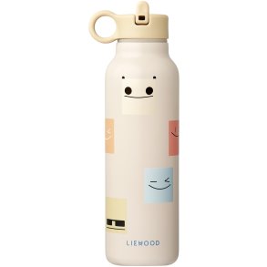 LIEWOOD Falk Vandflaske 500 ml, Smiley/Sandy