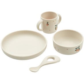LIEWOOD Vivi Spisestel 4 Dele, Peach/Sea Shell Mix