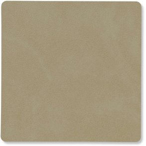 LIND DNA Square Recycled Læder Glasbrik 10x10 cm, Nupo Herbal Dust