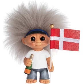 Lykketrold 9 cm, Student Blå