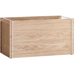 MOEBE Opbevaringsboks 60x31 cm, Eg/Hvid