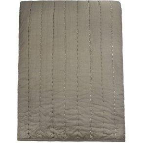 MOUD Home Senses Quiltet Sengetæppe 260x260 cm, Brun