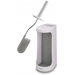 Joseph Joseph Flex Toiletbørste m. Beholder H49 cm, Hvid/Grå