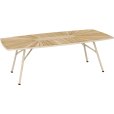 Loungebord 130 cm, Taupe