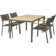 Bord 132 cm og 4 Siena Stole