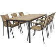 Toscana Bord 197 cm og 6 Bellevue Stole
