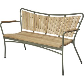 Mandalay Marguerit Havebænk 3 Pers. 143 cm, Olivengrøn