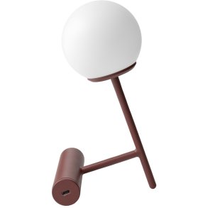 Audo Copenhagen Phare Bordlampe H23 cm, Brændt Rød
