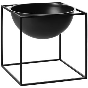 Audo Copenhagen Kubus Skål 23 cm, Sort
