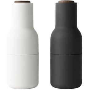 Audo Copenhagen Salt- og Peberkværnsæt 20,5 cm, Ash/Carbon