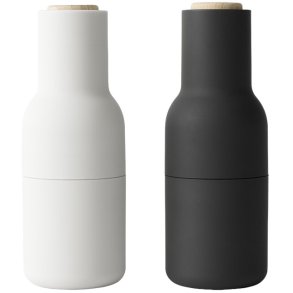Audo Copenhagen Salt- og Peberkværnsæt 20,5 cm, Ash/Carbon