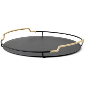 Audo Copenhagen Balcony Serveringsbakke Ø36,5 cm, Sort