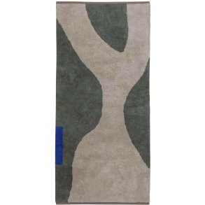 Mette Ditmer Figura Gulvmåtte 70x150 cm, Mørk Oliven