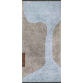 Mette Ditmer Figura Gulvmåtte 70x150 cm, Lys Blå