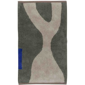 Mette Ditmer Figura Gulvmåtte 50x80 cm, Mørk Oliven