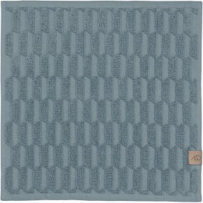 Mette Ditmer Geo Håndklæde 3 stk. 30x30 cm, Stone Blue