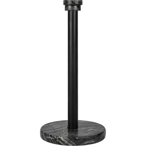 Mette Ditmer Marble Køkkenrulleholder H26 cm, Sort/Grå