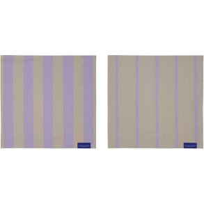 Mette Ditmer Stripes Karklud 2 stk. 33x33 cm, Sand