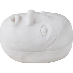 Mette Ditmer Art Piece Face Krukke 12 cm, Off-white