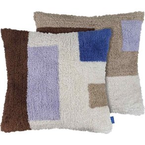 Mette Ditmer Brick Pudebetræk 50x50 cm, Chokolade