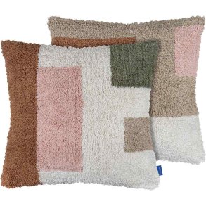Mette Ditmer Brick Pudebetræk 50x50 cm, Rust