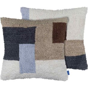 Mette Ditmer Brick Pudebetræk 50x50 cm, Mørk Grå