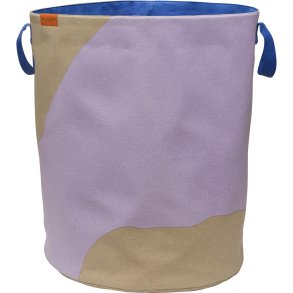 Mette Ditmer Nova Arte Vasketøjskurv H50 cm, Sand/Lilac