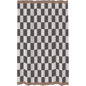 Mette Ditmer Retro Badeforhæng 150x200 cm, Mørk Grå