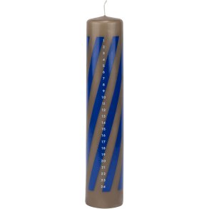 Mette Ditmer Kalenderlys H25 cm, Cobalt