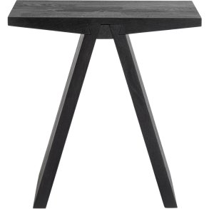 Muubs Angle Taburet H45 cm, Sortbejdset Ask