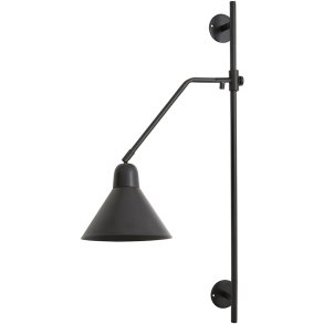 Nordal Buck Væglampe 82 cm, Sort