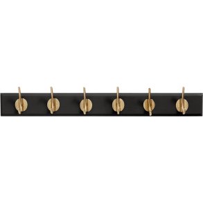 Nordal Edgy Knagerække 60 cm, Sort