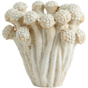 Nordal Fungi Vase H19 cm, Offwhite
