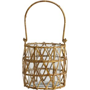 Nordal Ghizo Lanterne H17 cm, Natur