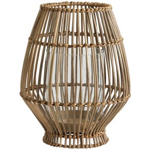 Nordal Silba Lanterne H28 cm, Natur