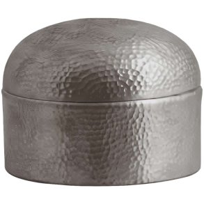 Nordal Macau Opbevaringskrukke Ø15 cm, Kromfinish