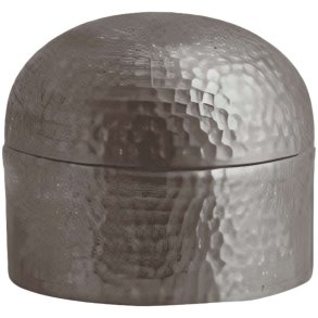Nordal Macau Opbevaringskrukke Ø10 cm, Kromfinish