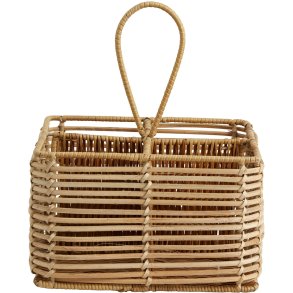 Nordal Zadar Fletkurv 20x20 cm, Rattan