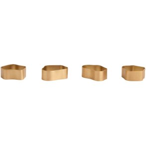 Nordal Capri Servietring Ø4 cm, Messing