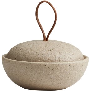 Nordal Sandy Opbevaringskrukke Ø11 cm, Sand