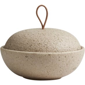 Nordal Sandy Opbevaringskrukke Ø15 cm, Sand